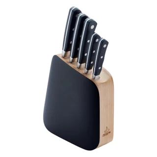 سرویس چاقو 6 پارچه پایه مشکی عرشیا
